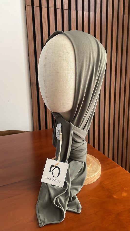 Voile Jersey - Stone Green