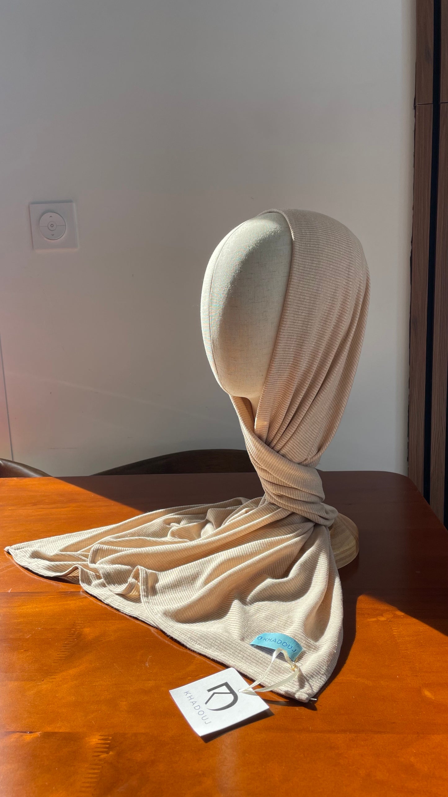 Voile Jersey Côtelée - Peachy